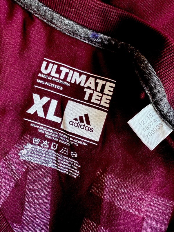 ARIZONA STATE SUN DEVILS (2015) Intramural Champion Adidas Climalite T-Shirt XL gallery