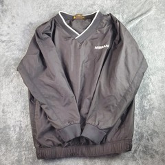 Harriton Pullover Men’s S Black Microfiber Wind Shirt Windbreaker Nissan M700