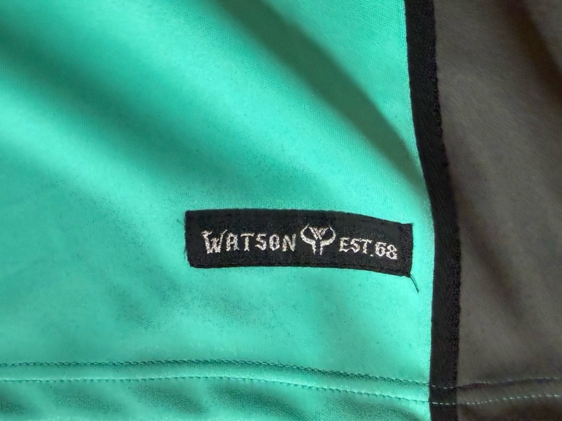 NWT Watson Worldwide Mind Control turquoise/black jersey , men's M gallery