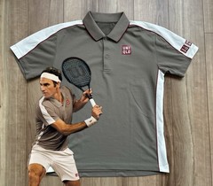 Roger Federer UNIQLO 2019 French Open Polo Shirt size:S (JPN M) RF