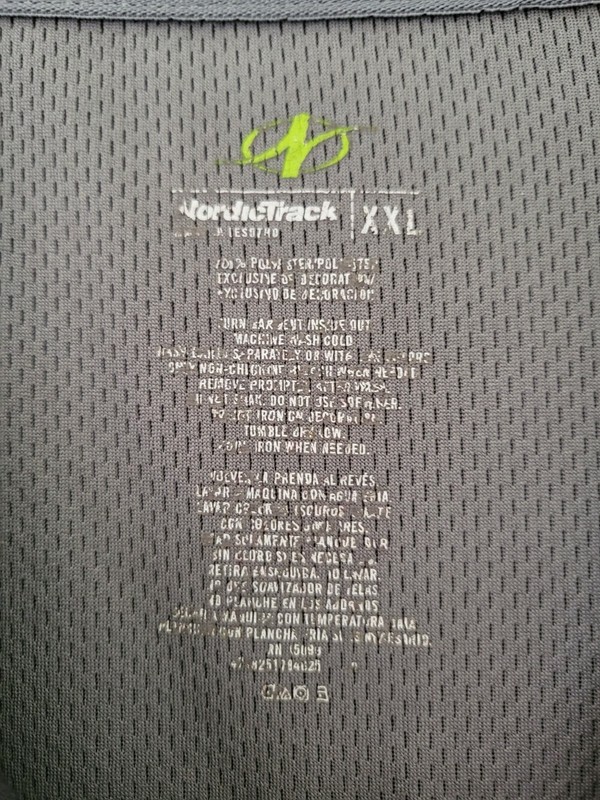 NordicTrack Dri Fit Long Sleeve Gray Mens XXL gallery