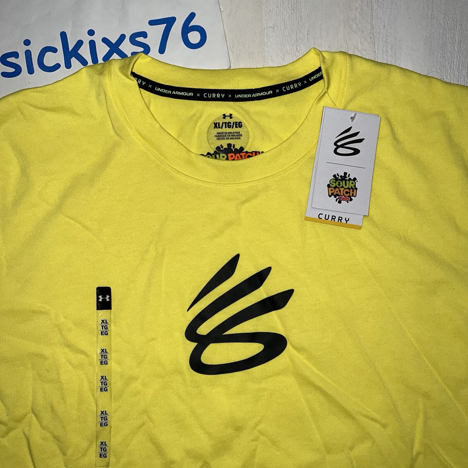 Under Armour Steph Curry x Sour Patch Kids Heavyweight Tee 'Sweet Then Sour' gallery