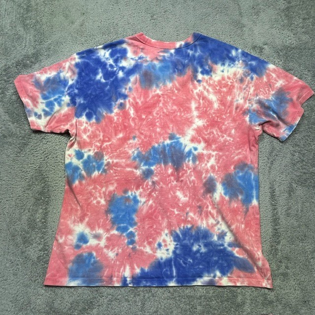 Nike Shirt Men's XL Pink Blue Sportswear Max90 Tie Dye Camo Tee LOOSE FIT *HOLE gallery
