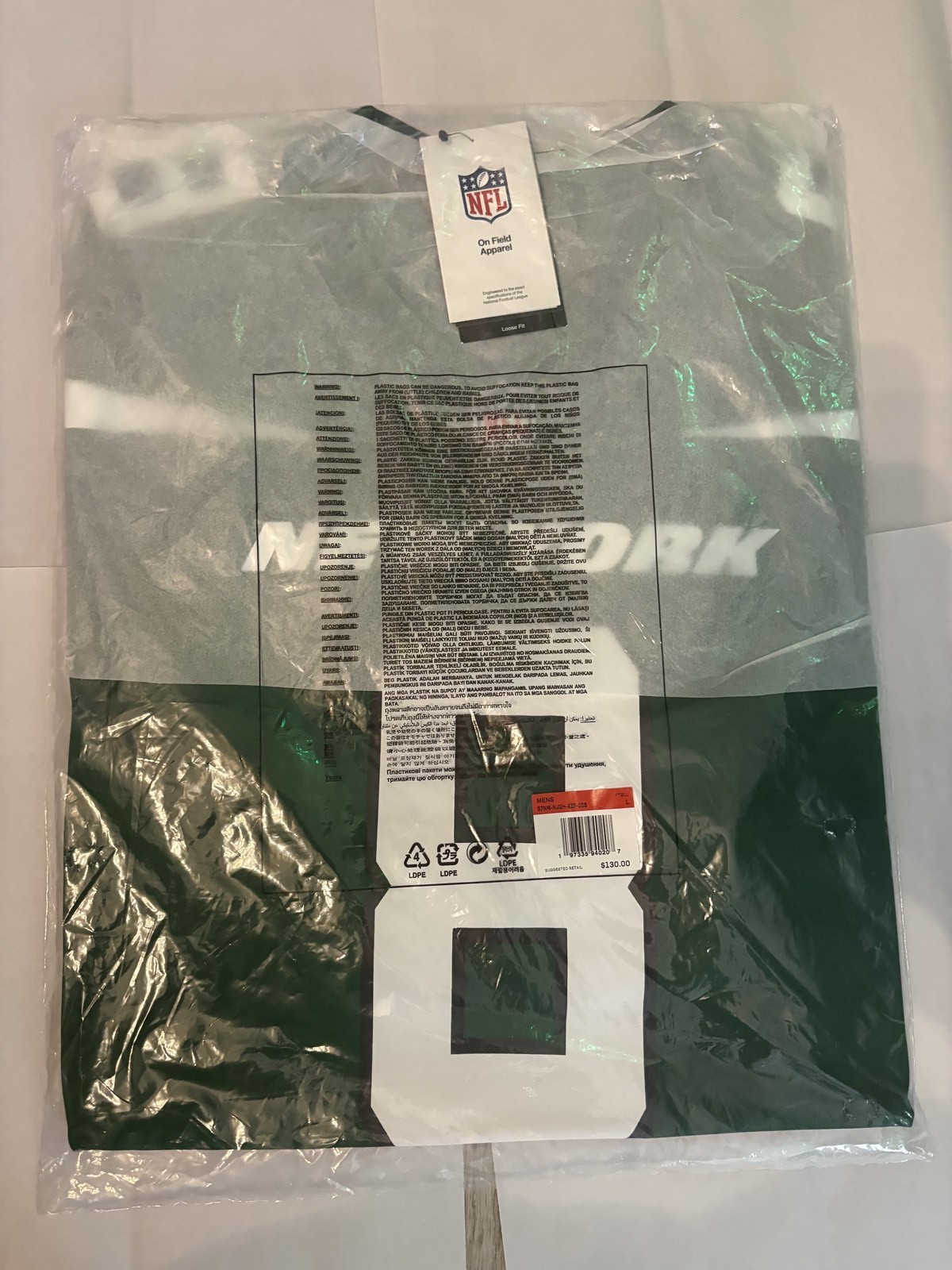Aaron Rodgers New York Jets Nike Game Jersey #8 - Gotham Green Choose Size gallery