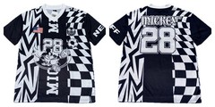 Mickey Mouse Disney X Neff Soccer Jersey Black & White Mens Small New