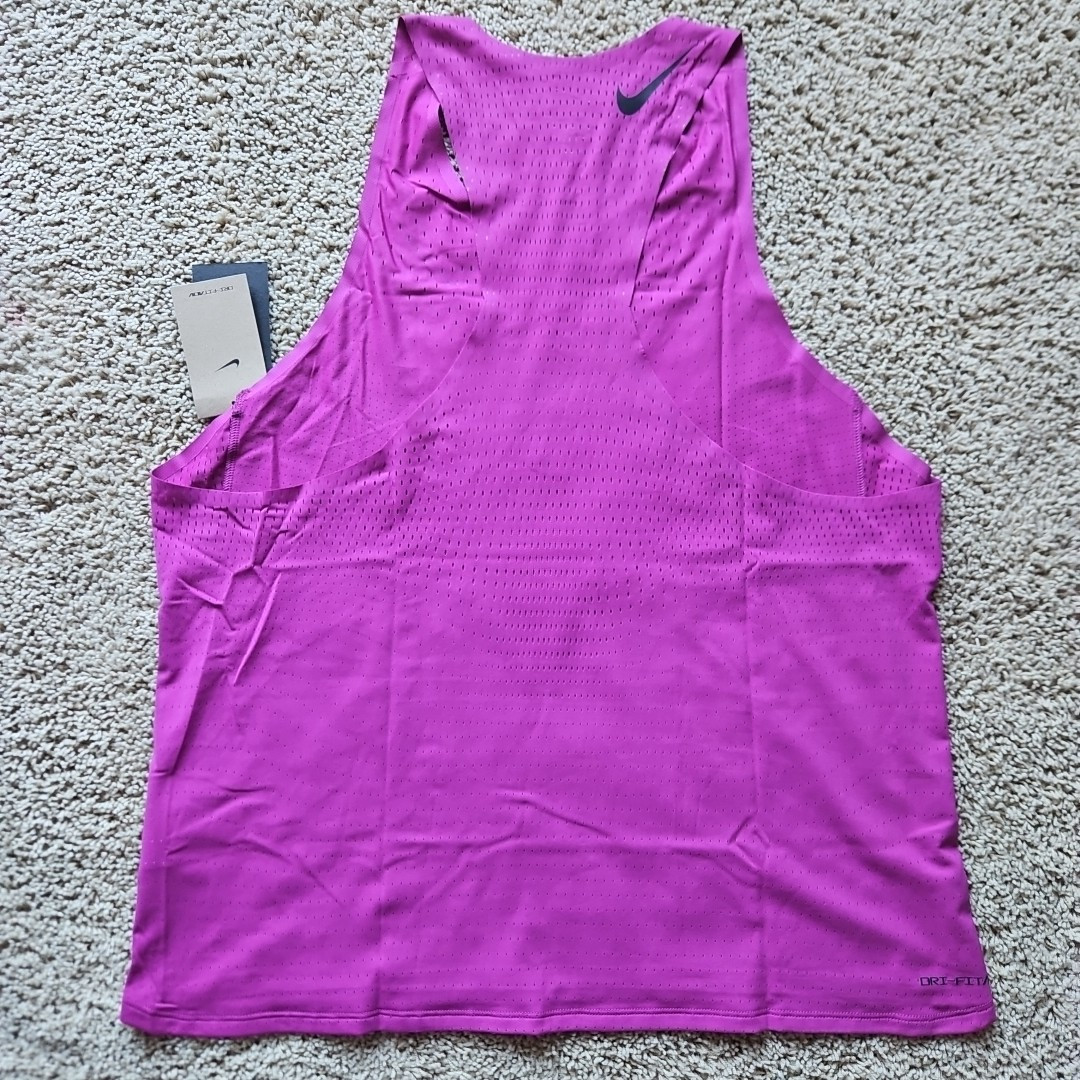 NEW Men's XL Nike ADV Aeroswift Racing Running Singlet Tank FN4231-518 Purple gallery