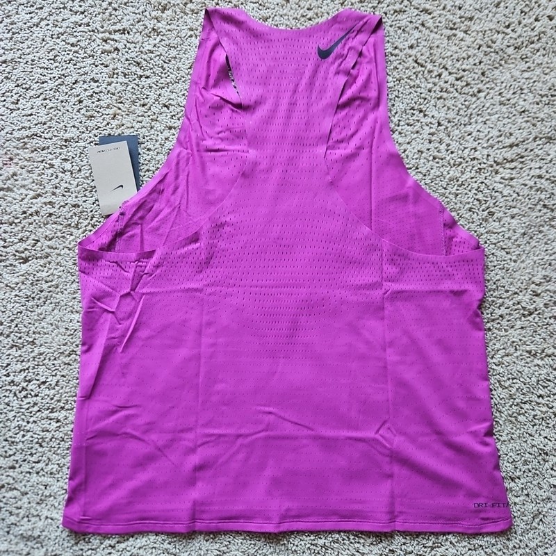 NEW Men's XL Nike ADV Aeroswift Racing Running Singlet Tank FN4231-518 Purple gallery