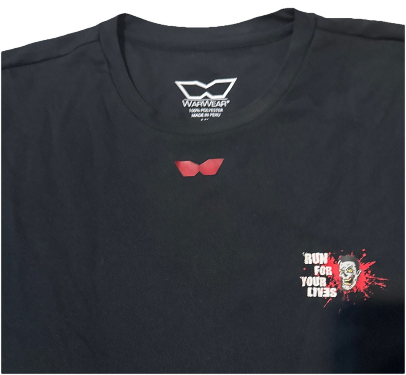 Men's XL WARWEAR Subaru Paintball Run for Your Lives ZOMBIE Athletic T Shirt gallery