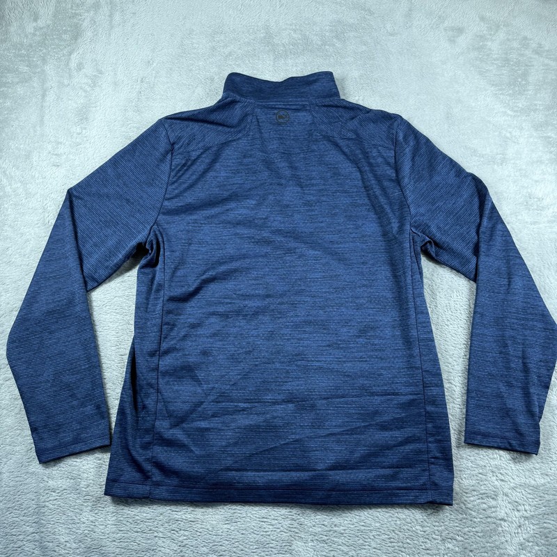 Vineyard Vines Pullover Mens Medium Blue On The Go Sankaty Quarter Zip Golf OTG gallery