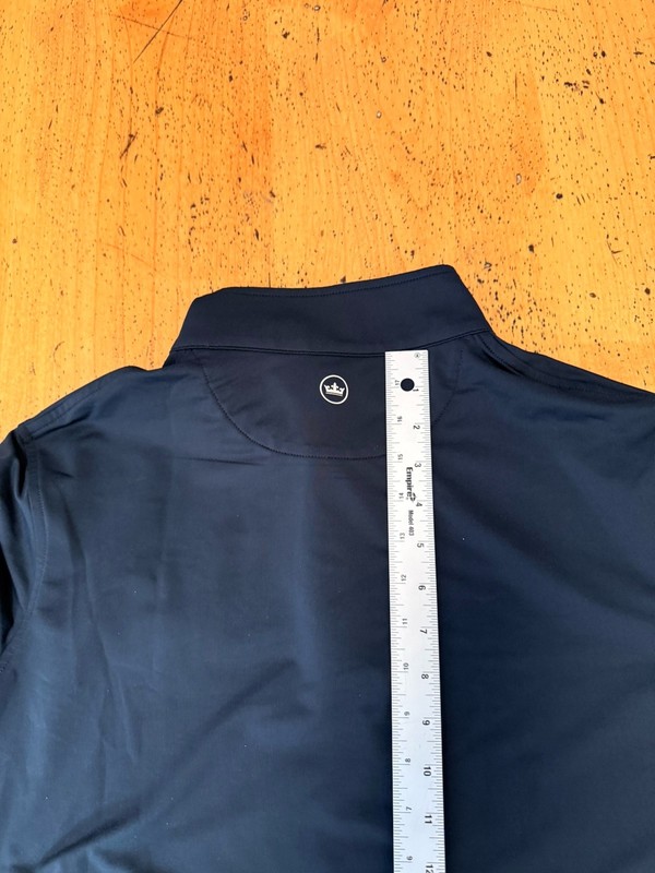 Super Bowl 57• Peter Millar Size Medium Perth Performance Quarter-Zip, Black gallery