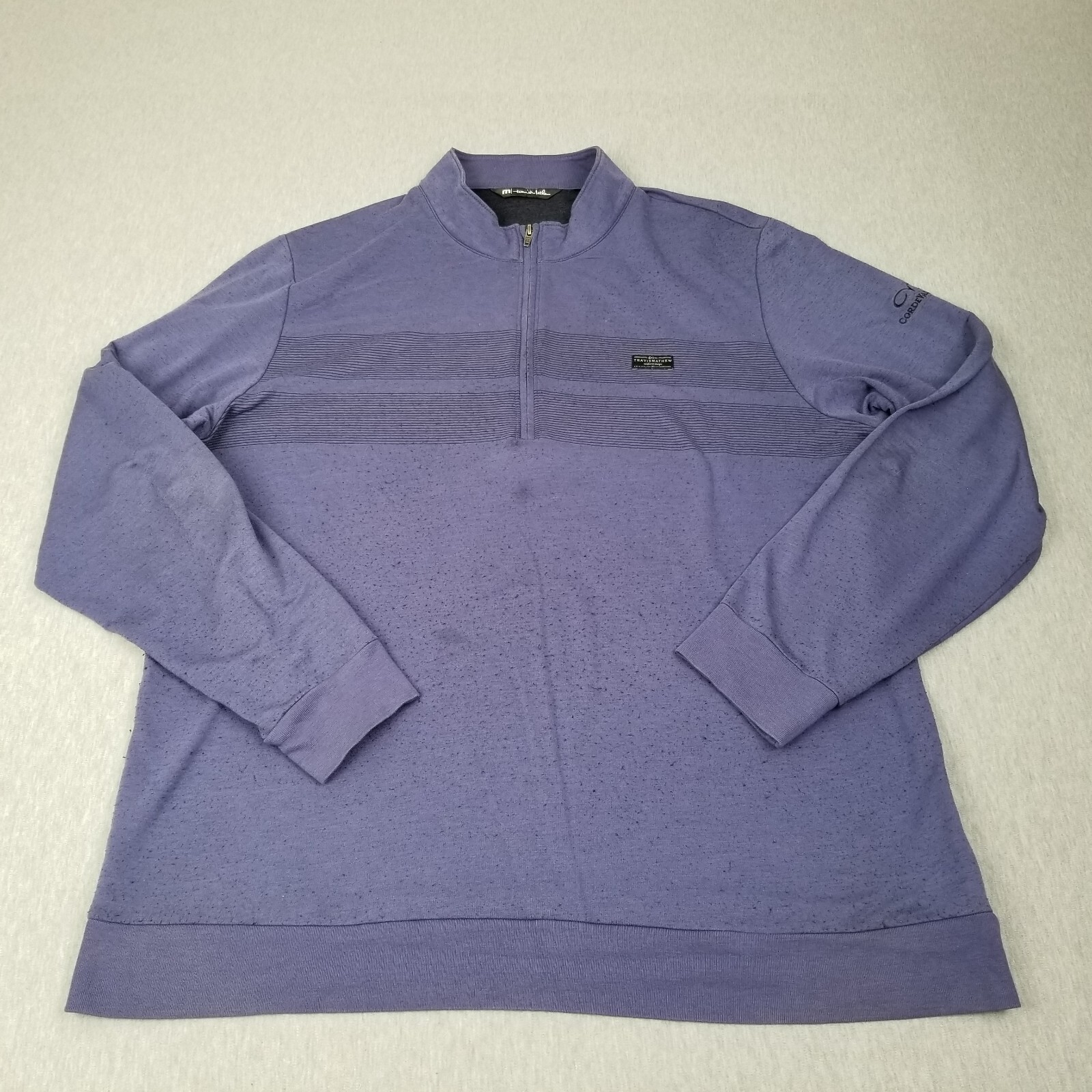 Travis Mathew Shirt Men's 2XL Long Sleeve Lightweight Polyester Pima Modal Blend gallery