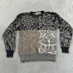 Vtg Gianfranco Ruffini Sweater Pullover Men Large Multicolor Knit