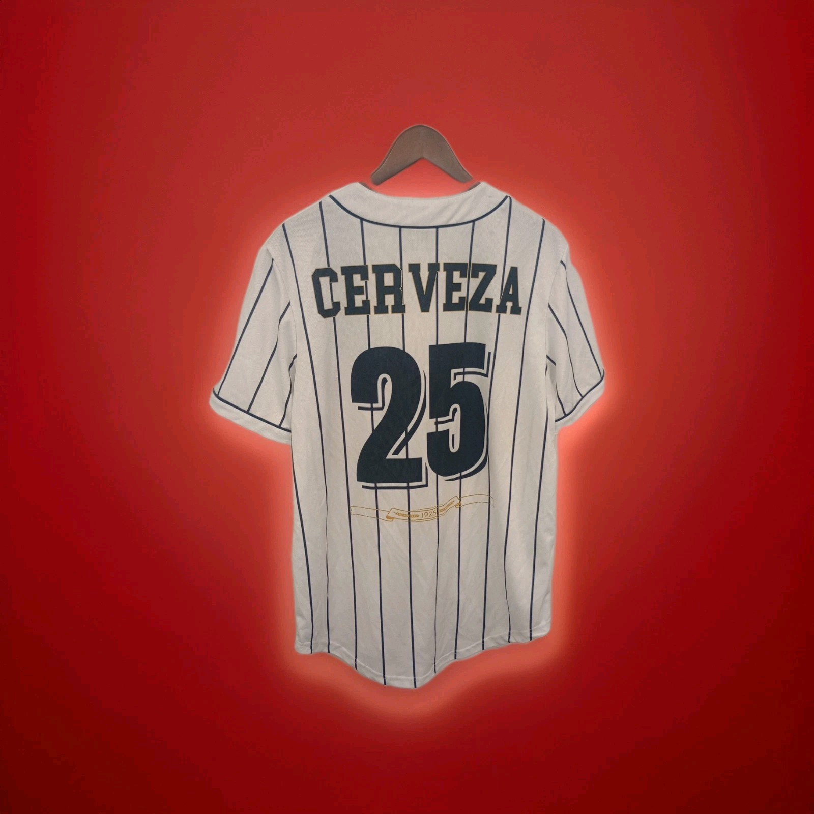 Modelo Adult Medium Baseball Jersey Cerveza Short Sleeve Mens Minor Spots gallery