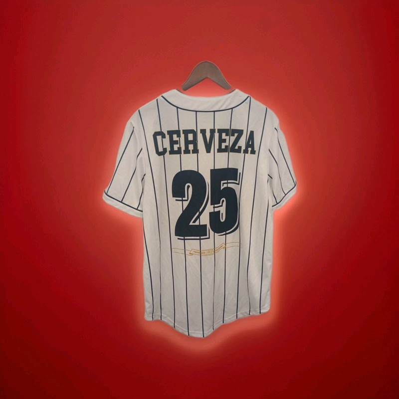 Modelo Adult Medium Baseball Jersey Cerveza Short Sleeve Mens Minor Spots gallery