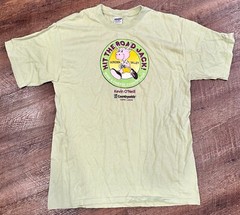 Men’s Light Green Large Hit The Road Jack Wine Cheese Country Run T-Shirt Sonoma