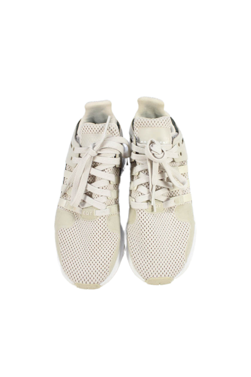 Adidas Womens Mesh Detail Colorblock Sneakers Beige Size 6 gallery