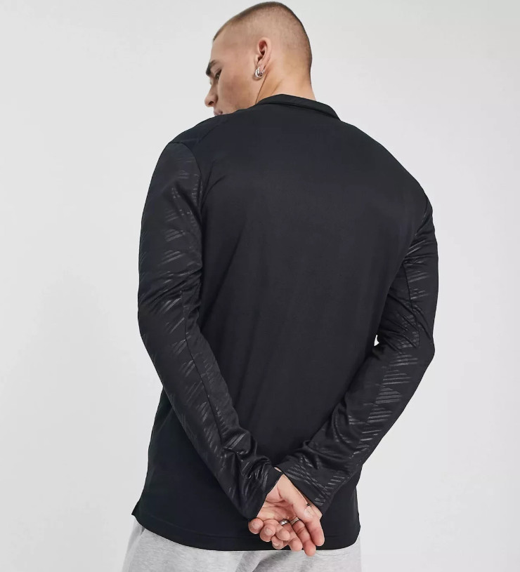 Adidas Men's TERREX Multi Half-Zip Long Sleeve Black Tee M L XL Hiking HT9501 gallery