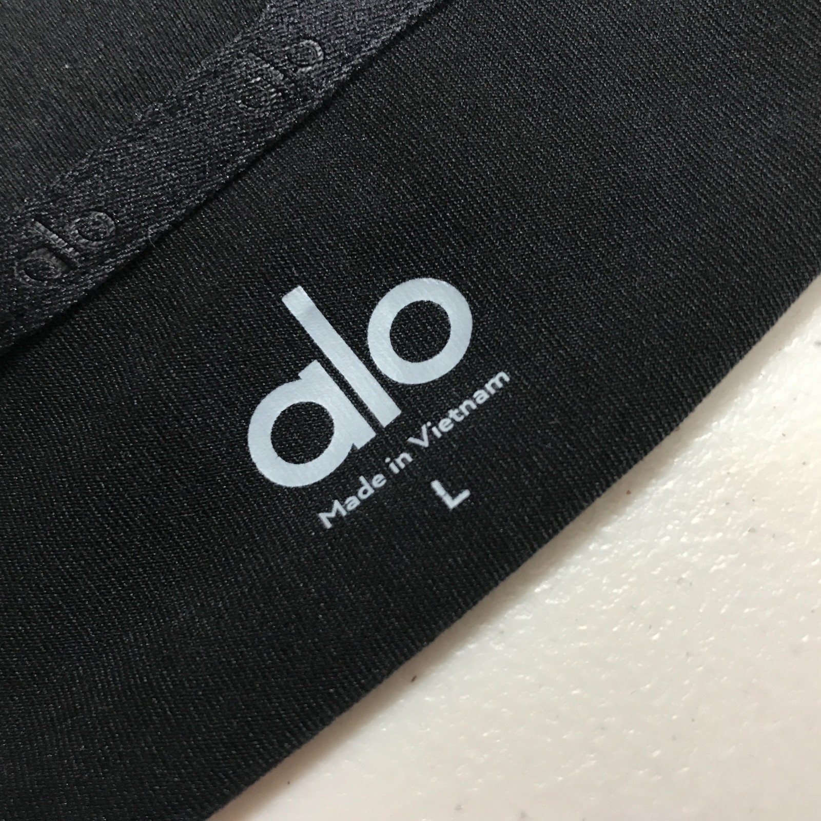 Alo Yoga Men's Conquer 1/4 Zip Reform Long Sleeve Black Top M3193R Size L gallery