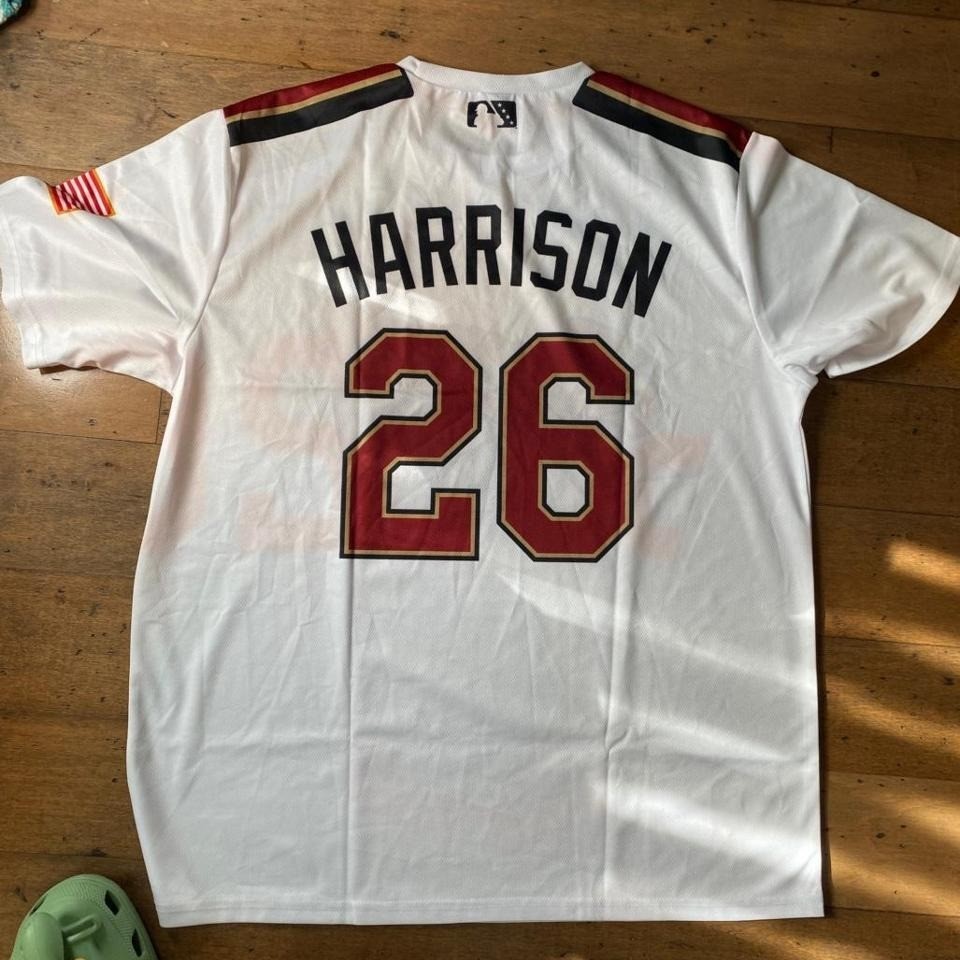 Harrison River Cats white baseball jersey Size XL gallery
