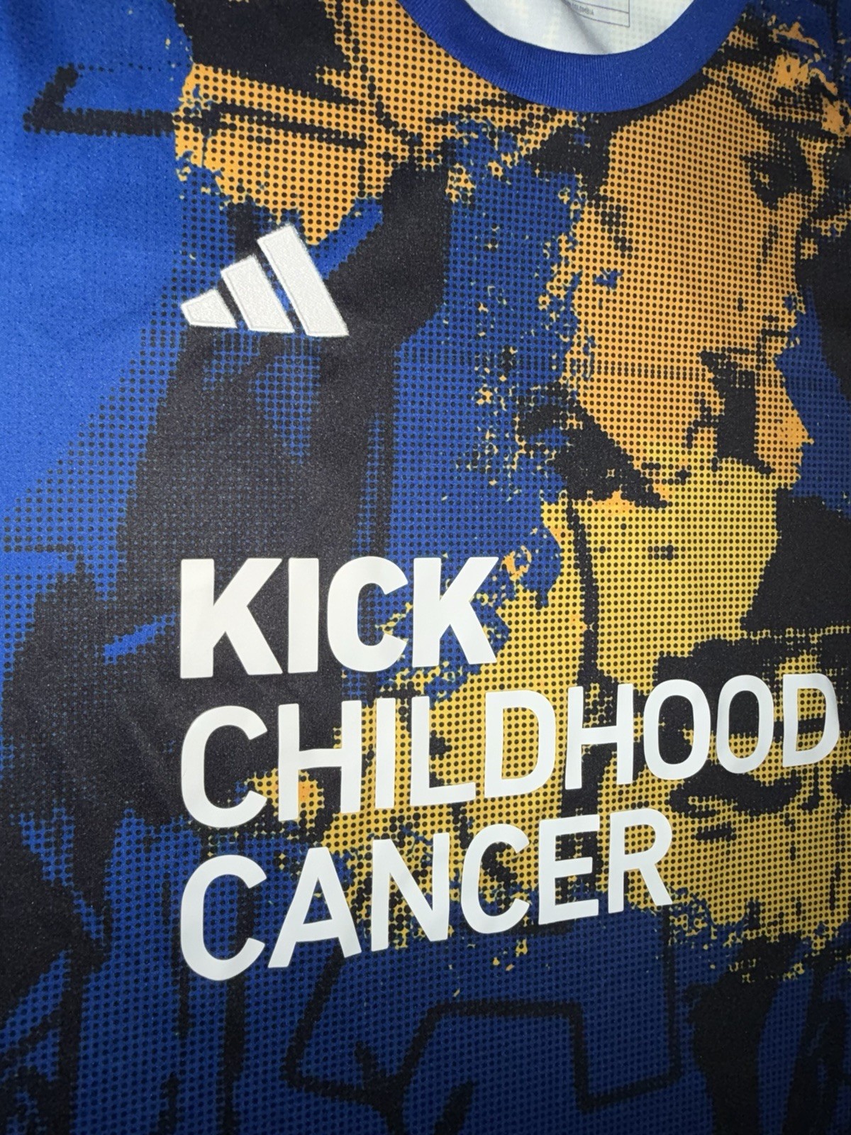 Adidas x Marvel Kick Childhood Cancer MLS Soccer Jersey Mens Size Large Comics gallery