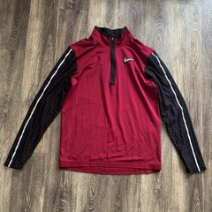 Men’s Nike Wild Run Element Pullover Half-Zip Sweatshirt Noble Red Size Medium