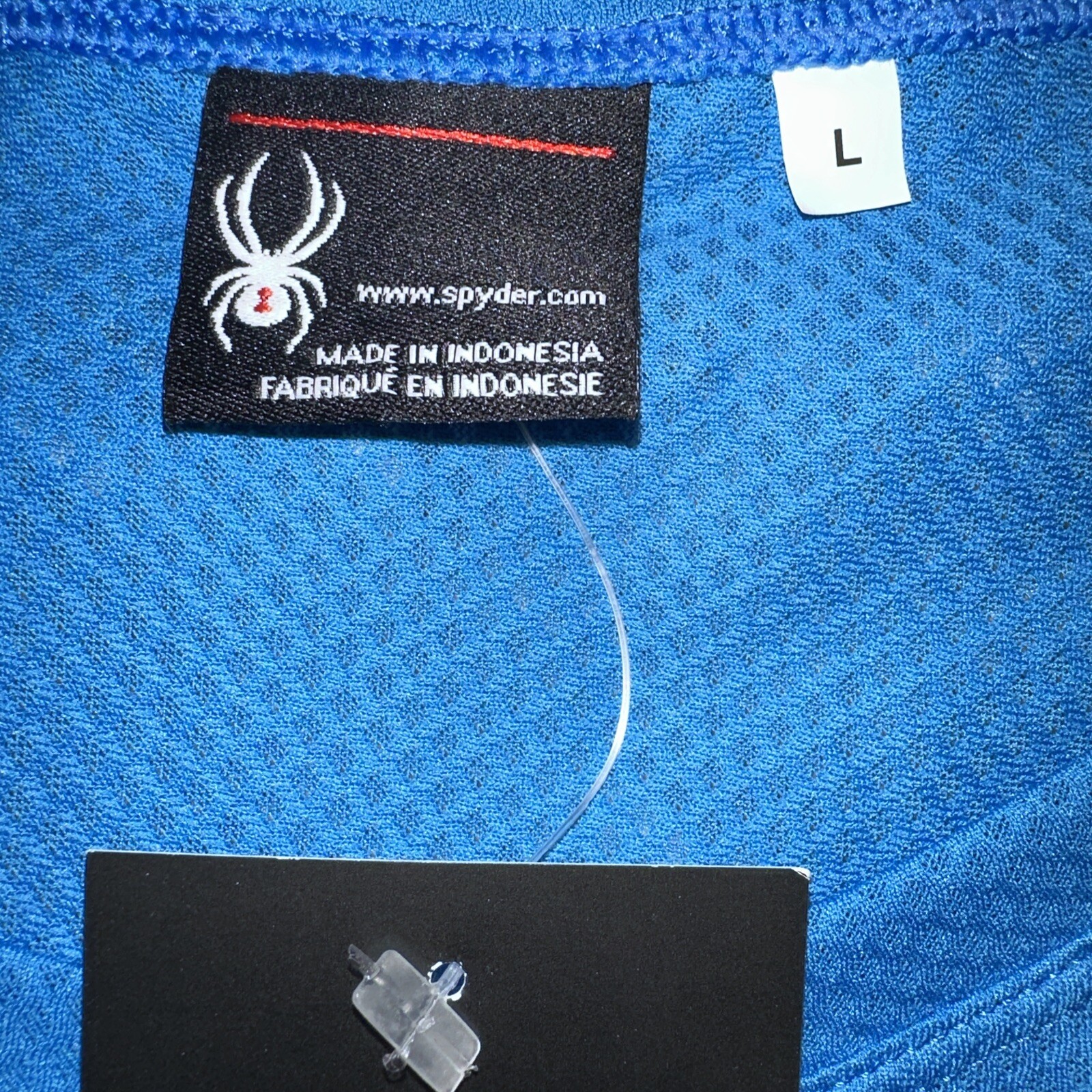 Spyder Mesh Ventilated Men’s T Shirt Gym Running Light Blue L NWT gallery