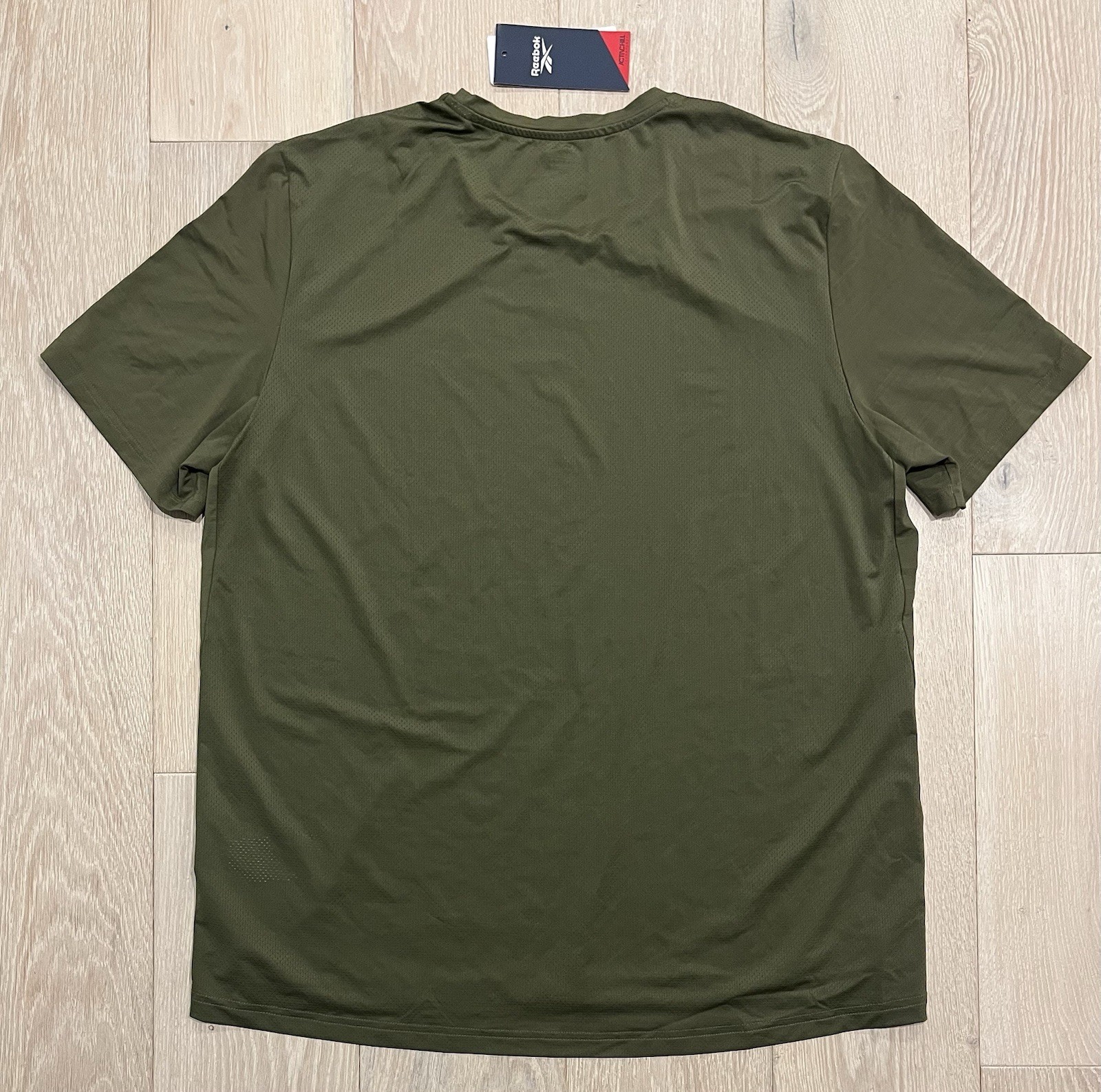 Reebok Men's Activchill Short Sleeve Training T-Shirt, Size XL, Army Green, NWT gallery