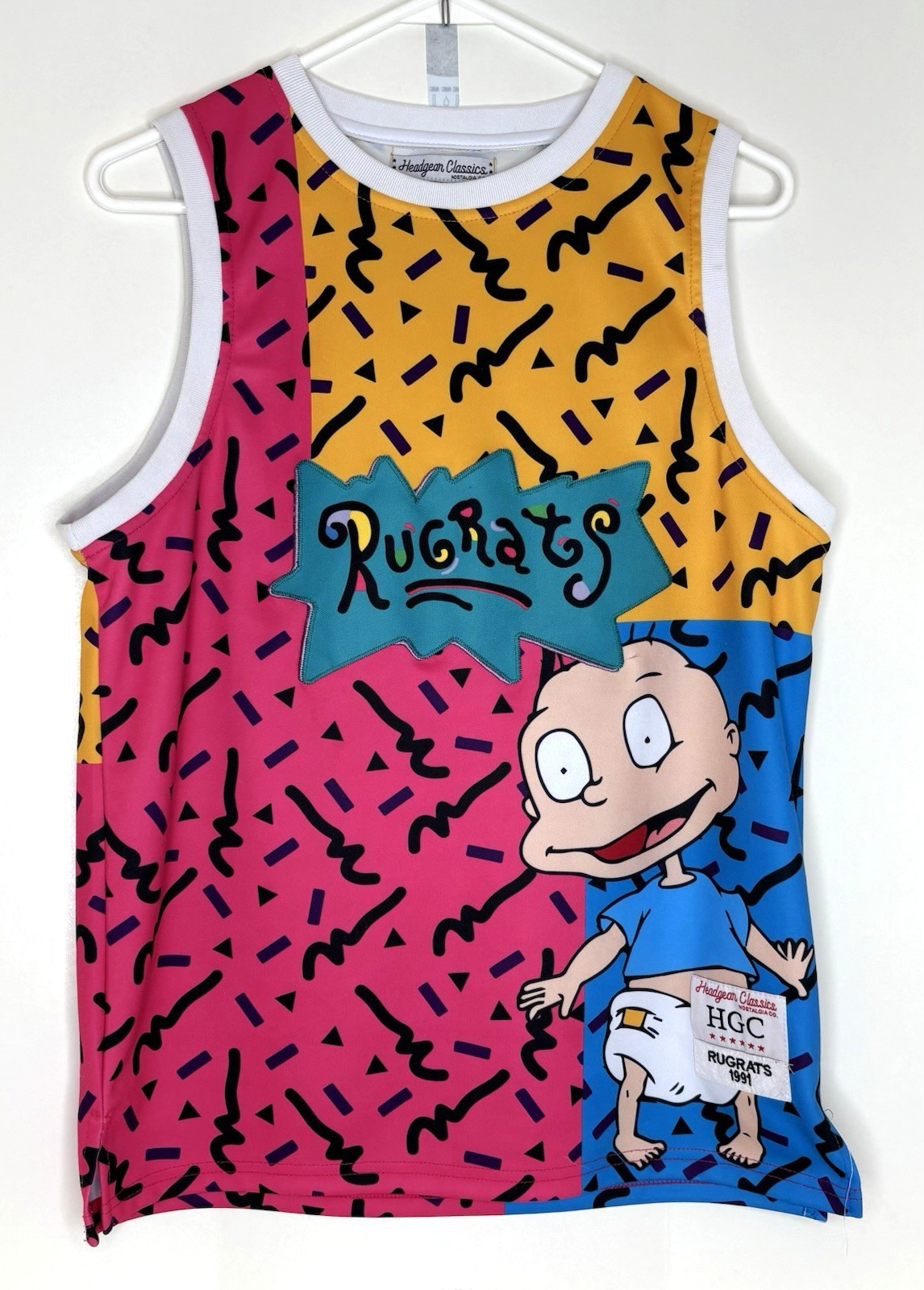 Y2K Rugrats Nickelodeon L Headgear Classics Tommy Pickles Basketball Jersey gallery