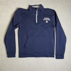 Uconn Huskies Champion Sweater Men Small 1/4 Zip Blue NCAA College Basketball