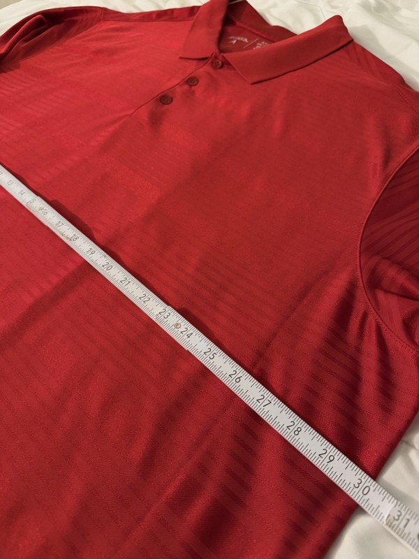 Antigua DXL Desert Dry Xtra Lite Men’s Polo 4XL Red gallery