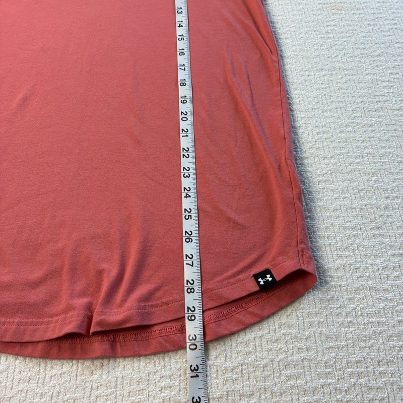 Under Armour Project Rock Mens Small Red Curved Hem Iron Paradise T-Shirt gallery