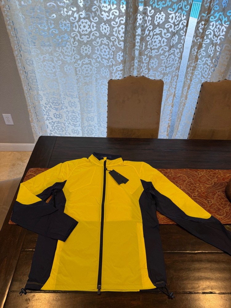 Greyson Men's Medium Maltese/Blaze Colorblock Trailwolf Jacket MSRP $190
