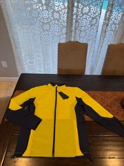 Greyson Men’s Medium Maltese/Blaze Colorblock Trailwolf Jacket MSRP $190
