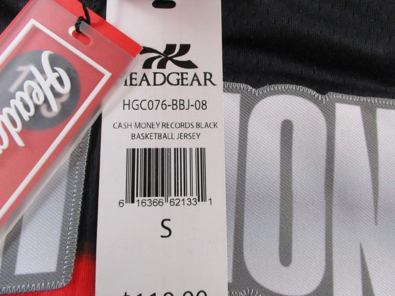 Headgear Classics Jersey Mens Small Black Cash Money Records 99 00 Tank Top 1494 gallery