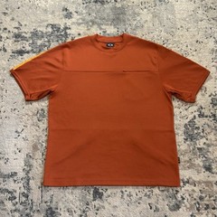 Vintage Oakley Software Shirt Men’s Medium Orange Zipper Pockets Mesh Tee Rare