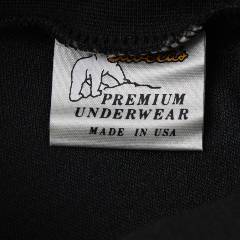 Cabela's Premium Under Shirt Solid Black Long Sleeve Turtleneck Thermax Men's L gallery