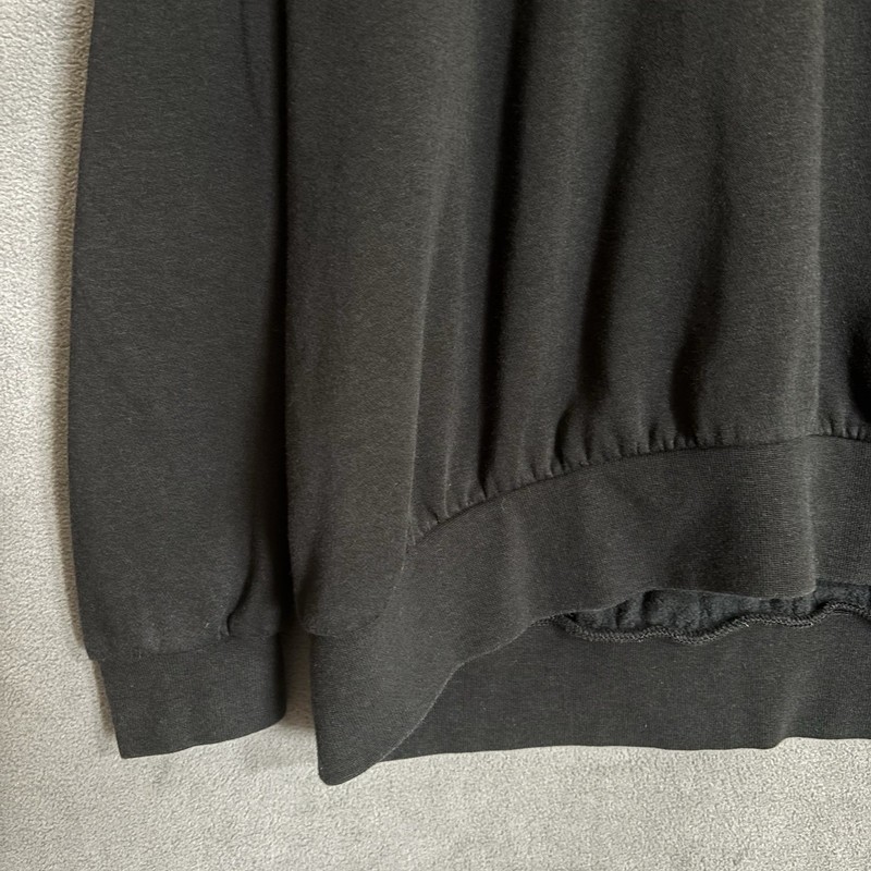 Nike Y2K Men’s M Pullover Quarter Zip Black Houndstooth Swish Logo White Tag gallery