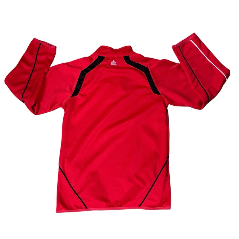 Mens Admiral Soccer Quarter Zip Pullover - Red - Size Small S gallery