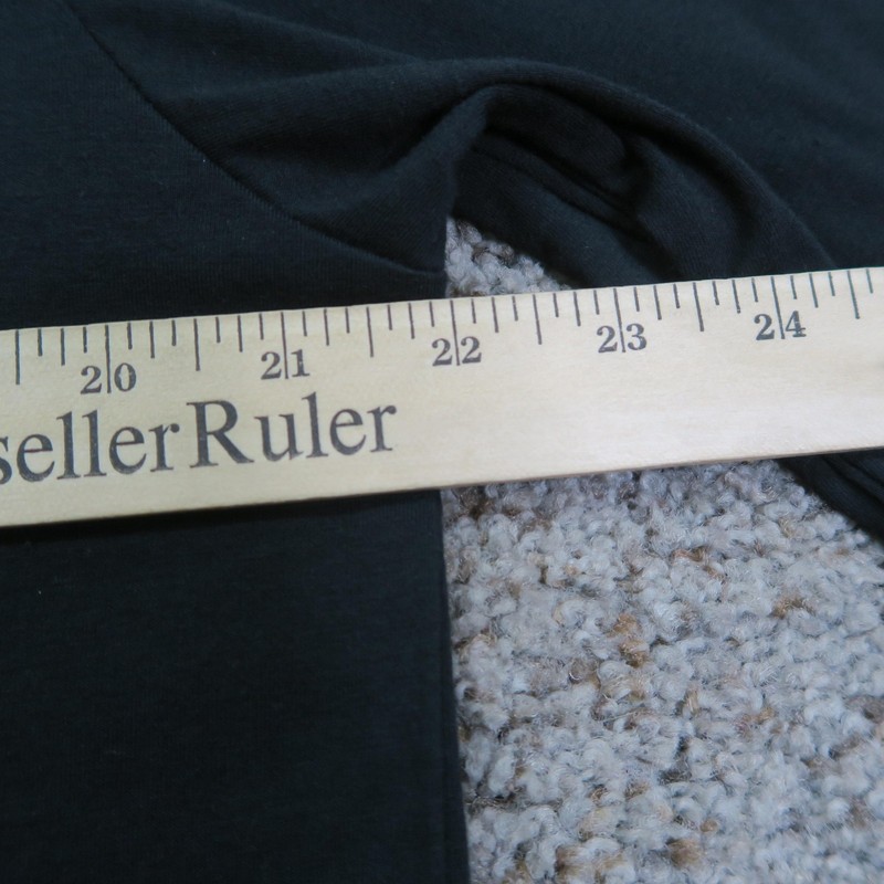 Three Nails Shirt Mens Medium Black Long Sleeve Christian Cross Logo Tee Stretch gallery