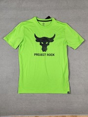 Under Armour Project Rock Payoff Graphic T-shirt Men’s S Small Green