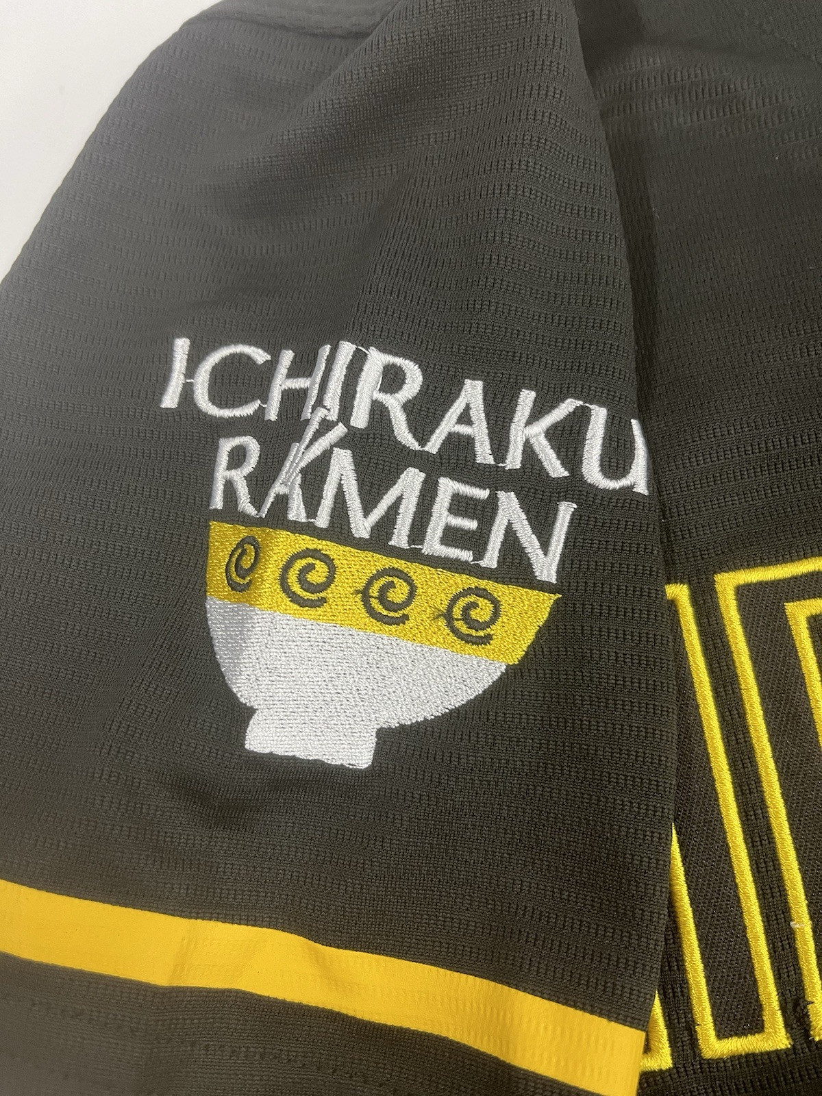 Vtg UZUMAKI #9 Shippuden Box Lunch Naruto Hidden Leaf Baseball Jersey Men's Sz S gallery