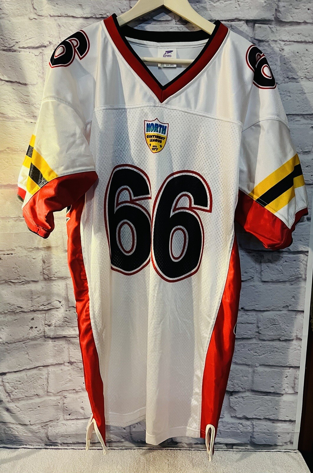 Dynamic Team Sports #66 Red Yellow Jersey XXL North Continent League gallery