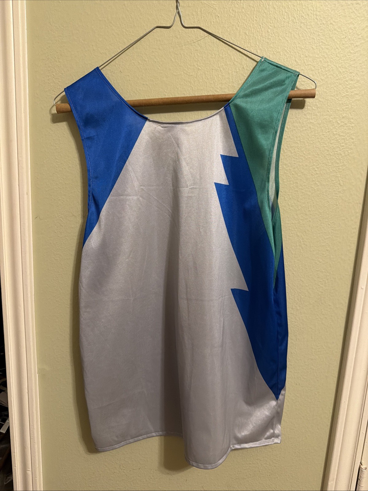 Vintage 80's Nike Pro Elite AeroSwift Running Singlet Blue/Green Rare Mens sz M gallery