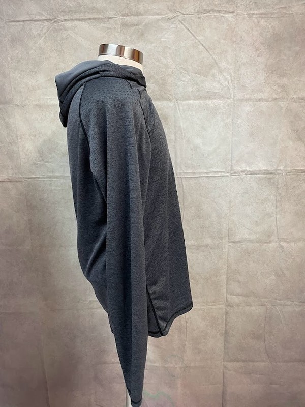 Men's Gray Activewear Hoodie Top Long Sleeve gallery