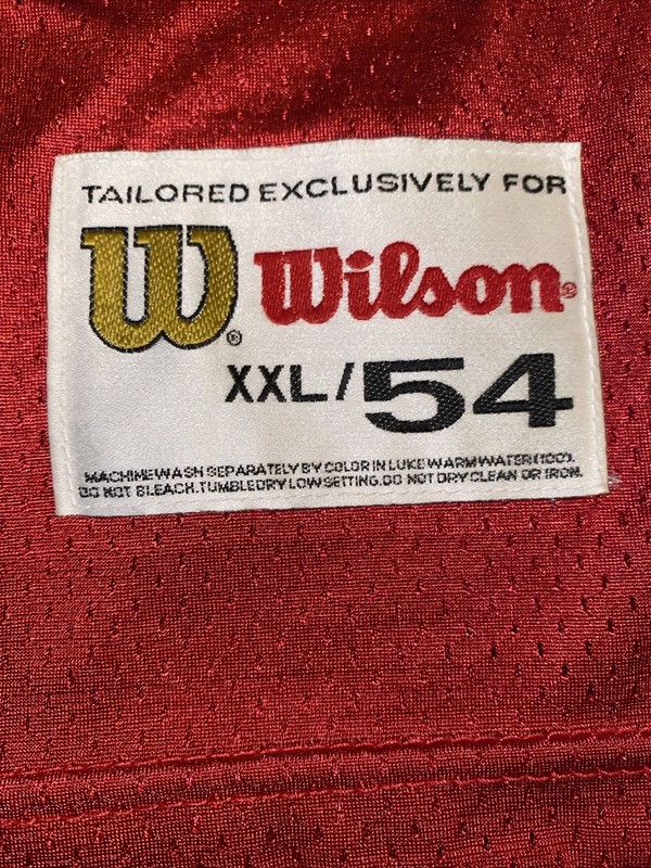 Vtg 90s Men’s Wilson Buccaneers Trent Dilfer #12 Made In USA Jersey Size 2XL A55 gallery