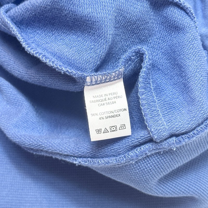 B Draddy Russel 1/4 Zip Pullover Mens M Pima Cotton Blue Golf Stretch Casual gallery