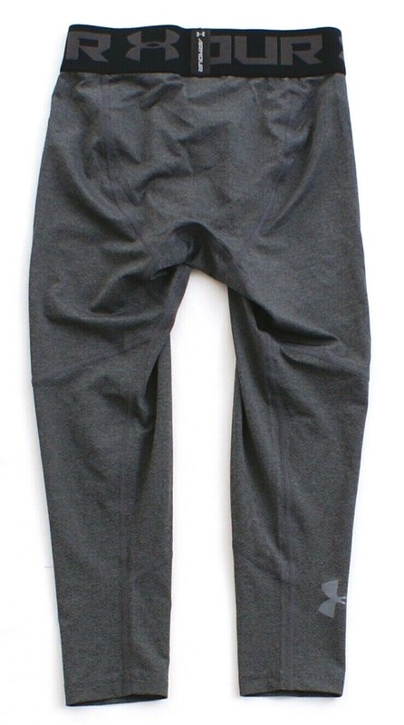 Under Armour Gray Coolswitch Armour Twist 3/4 Length Compression Leggings Men's gallery