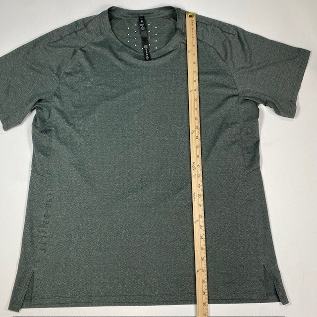 Lululemon Metal Vent Tech 2.0 Short Sleeve Shirt XXL Dark Forest Green Heather gallery
