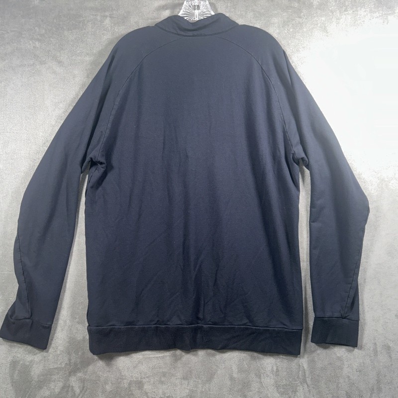 Travis Mathew 1/4 Zip Mens XL Black Pullover Shirt Performance Golf Stretch Soft gallery