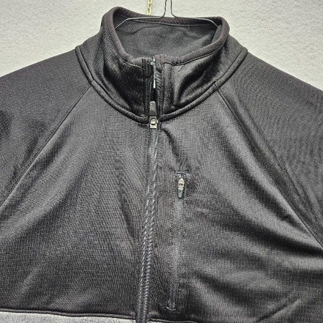 Old Navy Active Men's Size Medium Black Gray Long Sleeve Full Zip Jacket gallery